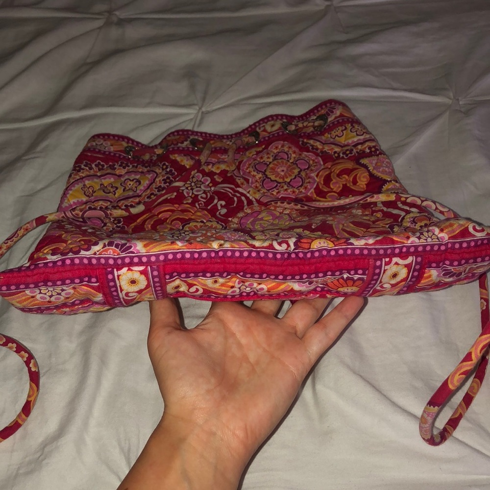 Vera Bradley String Back Pack In Raspberry Fizz - image 4